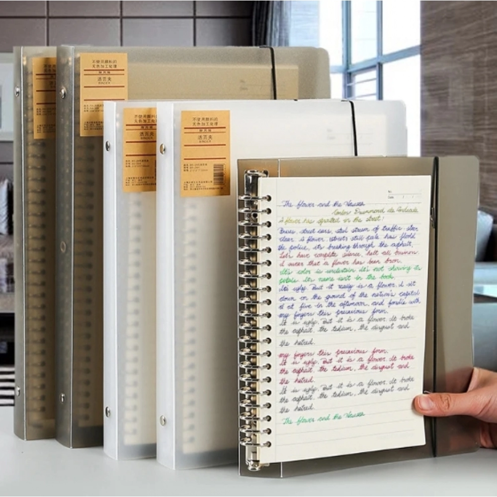 Loose Leaf Refill Binder Notebook Blank/Line/Grid/Cornell Replacable Metal Ring Office&School Supplies Stationery