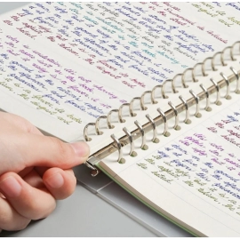 Loose Leaf Refill Binder Notebook Blank/Line/Grid/Cornell Replacable Metal Ring Office&School Supplies Stationery