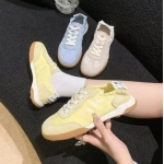 Designer Women Lolita Sneaker Sports Cartoon Patchwork White Shoes Brand Breathable Thick Heels Sneakers Casual Running Platform