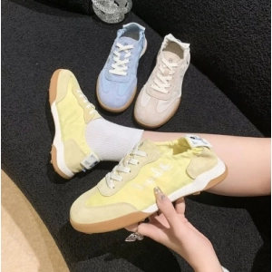 Designer Women Lolita Sneaker Sports Cartoon Patchwork White Shoes Brand Breathable Thick Heels Sneakers Casual Running Platform