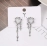 New Sweet Cool Wind Love Tassel Star Earrings Women Design Senior Sense of Fashion Personality Earring Party Jewelry