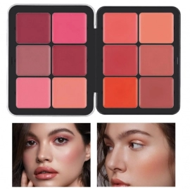 12 Color Blush Concealer Set Natural Blemish Brightening Highlighter 16 Color Waterproof face contour cream palette custom logo
