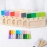 Wooden Montessori Toy Color Sense System Training Wood Insert Board 24 Color Children's Color Cognitive Matching Educational Toy